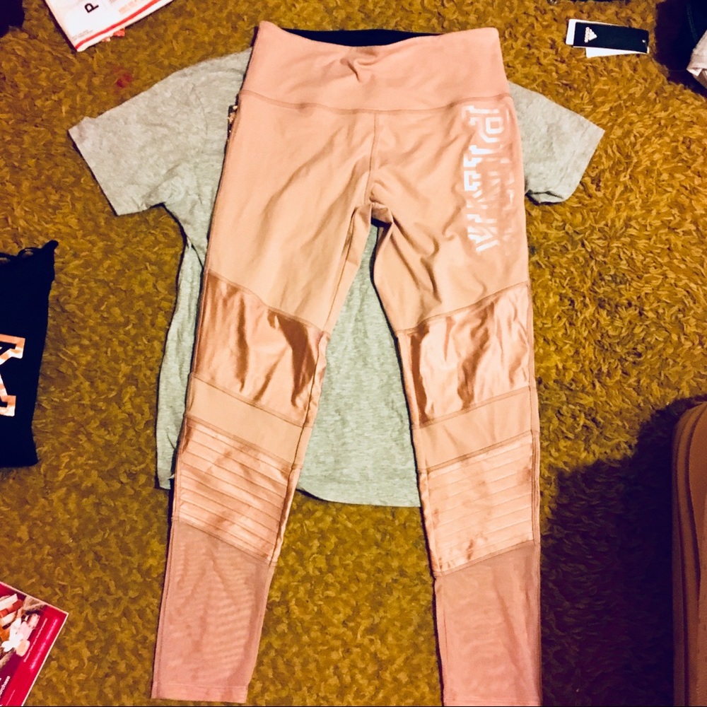 VS PINK ADORABLE BONDED MESH LEGGING ONLY PANT